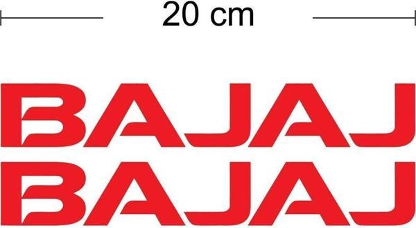 Bajaj Yazılı Renkli Sticker Etiket Modeli - Image 1