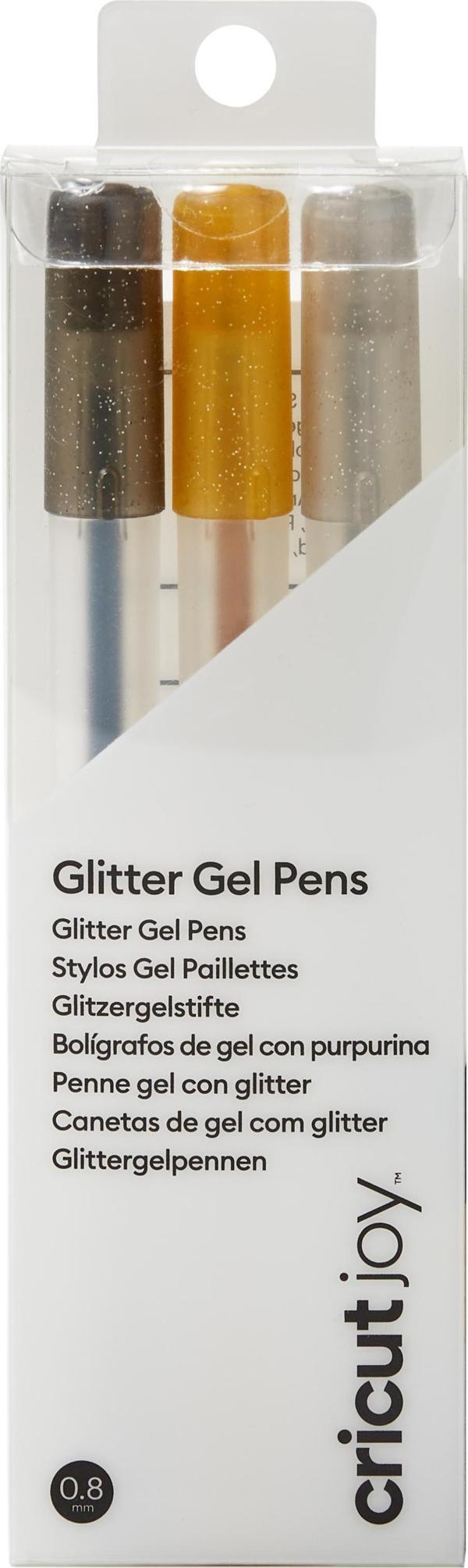 Cricut 2008070 JOY ORTA UÇLU JEL KALEM SETİ 3LÜ PAKET SİMLİ SİYAH ALTIN GÜMÜŞ - Image 1