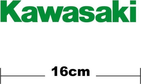Kawasaki Logo Yazı Sticker Etiket Tek Renk - Image 1