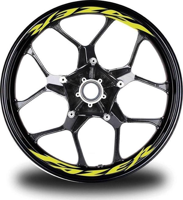 Yamaha Racıng Team Yazılı Kırmızı Arka Maşa Sticker Etiket Modeli - Image 1
