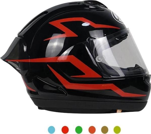 Çizgi Desenli Kask Sticker Etiket Modeli - Image 1