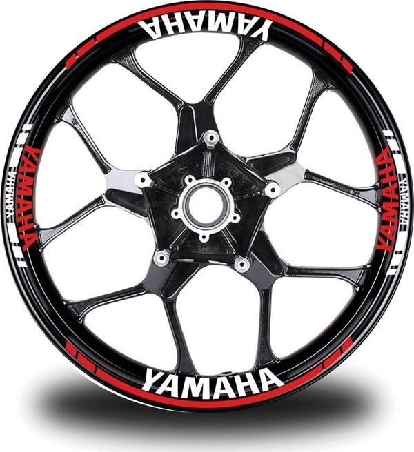 Yamaha Xmax 2 Kesikli Kırmızı Renk Sticker Modeli Jant Dahil - Image 1