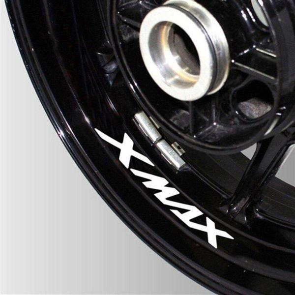 Yamaha XMAX Beyaz Jant Sticker Etiket Modeli - Image 1