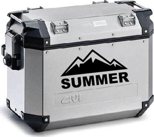 Summer Desenli Motosiklet Çanta Sticker Etiket Modeli - Image 1