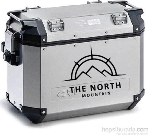 The North Mountain Motosiklet Çanta Sticker Etiket Modeli - Image 1