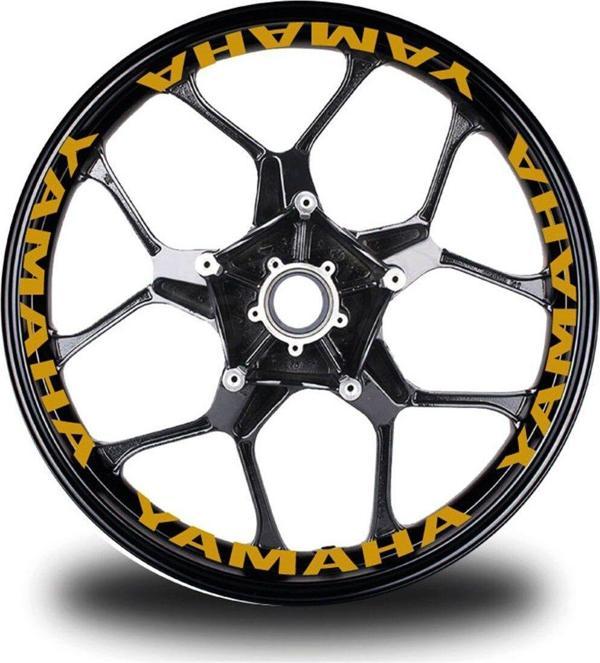 Yamaha Yazılı 16Lı Jant İçi Yazı Sticker Etiket - Image 1