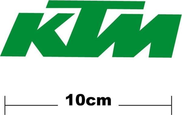 Ktm Logo Yazı Sticker Etiket Tek Renk - Image 1