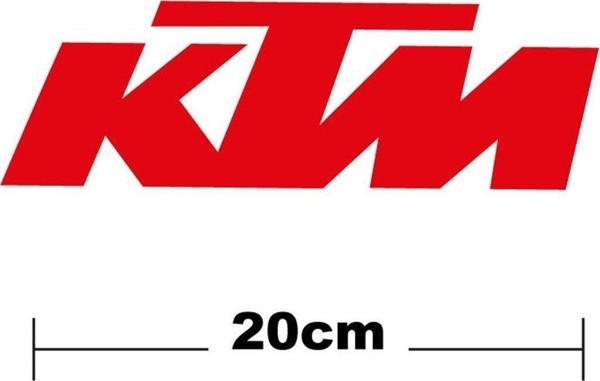 Ktm Logo Yazı Sticker Etiket Tek Renk - Image 1
