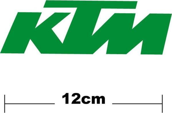 Ktm Logo Yazı Sticker Etiket Tek Renk - Image 1