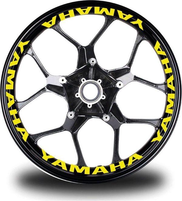 Yamaha Yazılı 16Lı Jant İçi Yazı Sticker Etiket - Image 1