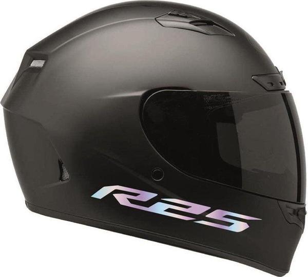 Yamaha R25 Yazılı Hologram Motosiklet Kask Sticker Etiket Modeli - Image 1