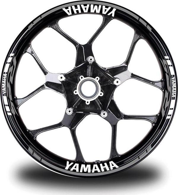 2019-2020 Yamaha Yzf R25 Mor- Beyaz Monster Sticker Etiket Full - Image 1