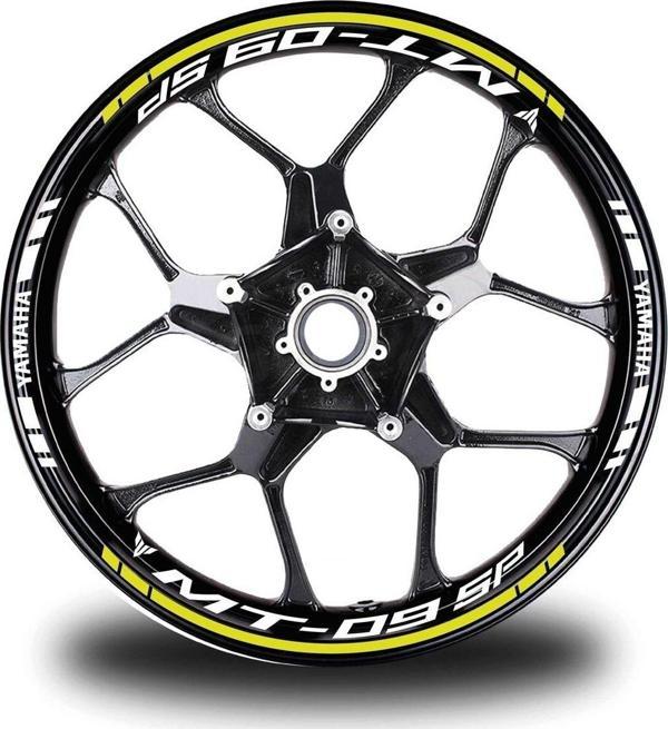 Beyaz Yamaha Fazer Takım Jant Sticker Etiket - Image 1