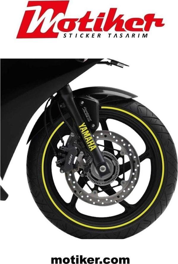 Yamaha Yazılı Takım Jant Sticker Modeli - Image 1