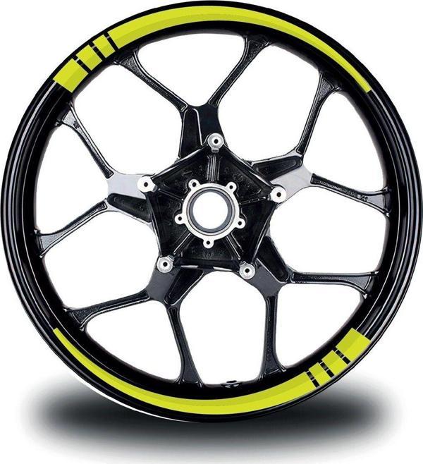 Neon Iç Dış Jant Sticker Etiket Modeli Ince - Image 1