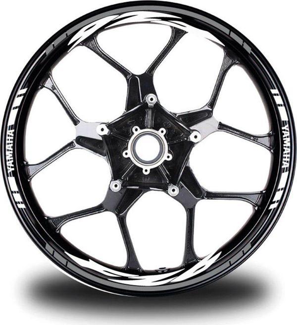 Gri Yamaha FZ6  Jant Sticker Etiket - Image 1
