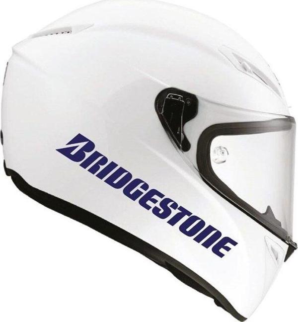 Tek Renk Bridgestone (bridgestone Helmet Stickers) Kask Sticker Etiket Modeli - Image 1