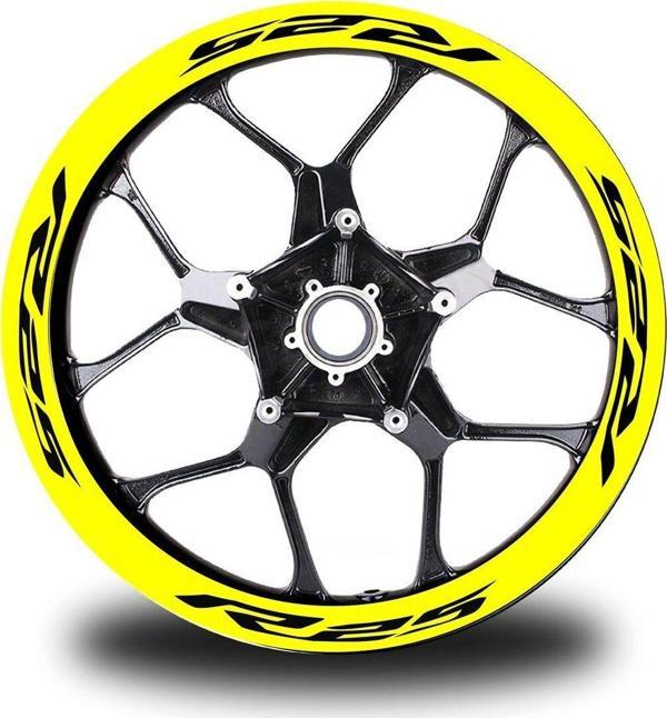 R25 Yazılı 16Lı Jant İçi Yazı Sticker Etiket - Image 1