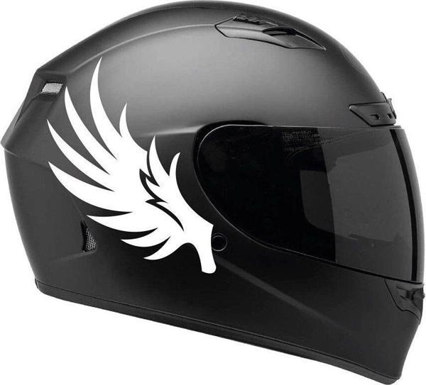 Tek Renk Kanat ( Wing Helmet Stickers ) Kask Sticker Etiket Modeli 2 - Image 1