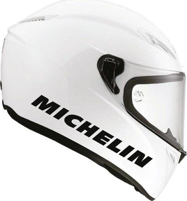 Tek Renk Michelin (michelin Helmet Stickers) Kask Sticker Etiket Modeli - Image 1
