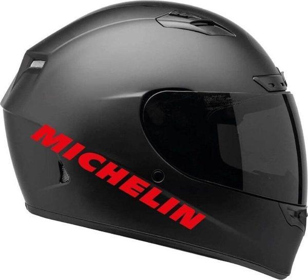 Tek Renk Michelin (Michelin Helmet Stickers) Kask Sticker Etiket Modeli - Image 1