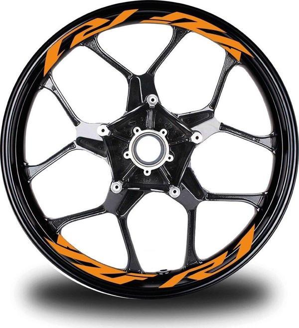 Yzf R1 Yazılı 8Li Jant İçi Yazı Sticker Etiket - Image 1