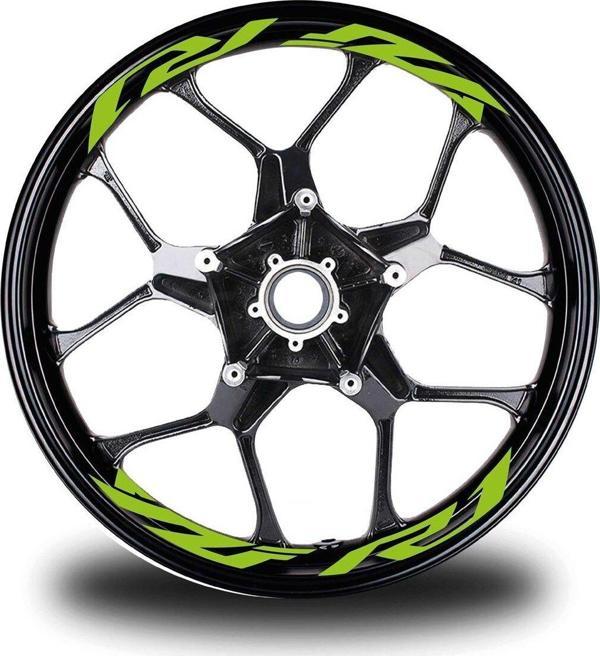 Yzf R1 Yazılı 8Li Jant İçi Yazı Sticker Etiket - Image 1