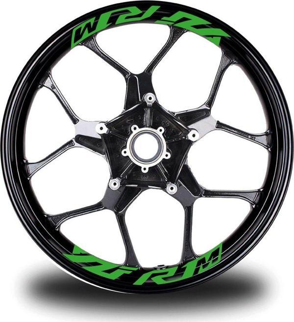 Yzf R1M  Yazılı 8Li Jant İçi Yazı Sticker Etiket - Image 1