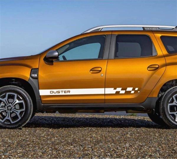 Renault Dacia Duster Yan Kapı Şerit Sticker Etiket Modeli - Image 1