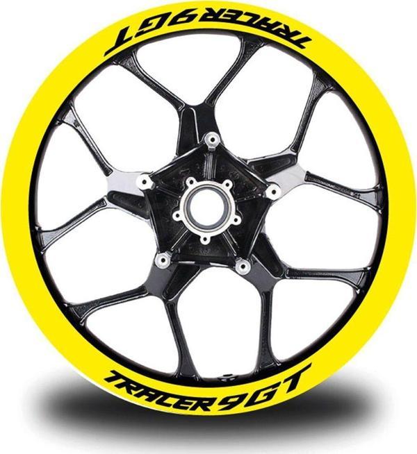Tracer 9 Gt Yazılı 8Li Jant İçi Yazı Sticker Etiket - Image 1