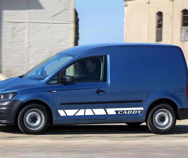 Volkswagen Caddy Mk1 Mk2 Mk3 Yan Kapı Şerit Sticker Etiket Modeli - Image 1