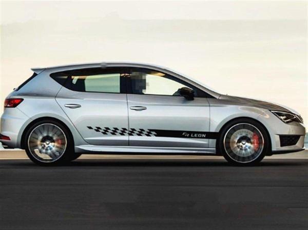 Seat Leon Yan Kapı Şerit Sticker Etiket Modeli - Image 1