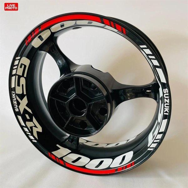 Suzuki GSX-R 1000 Çift Renk Jant Sticker Etiket Modeli - Image 1