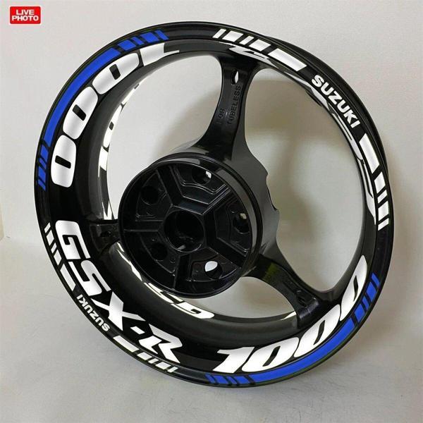 Suzuki GSX-R 1000 Çift Renk Jant Sticker Etiket Modeli - Image 1