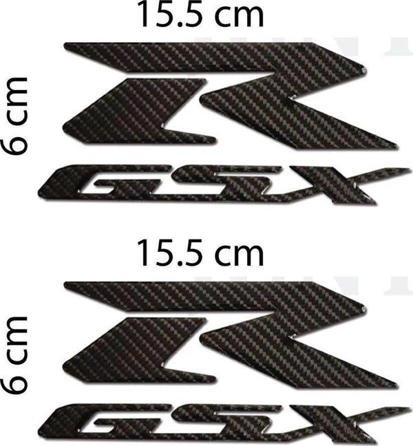 Suzuki GSX-R kabartmalı Damla Sticker Etiket Modeli - Image 1