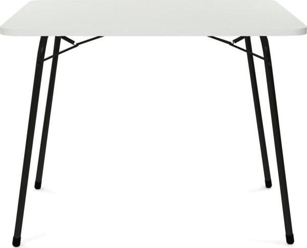 Bofigo 60x80 Beyaz Katlanır Masa Balkon Bahçe Kamp Masası Piknik Masası - Image 1