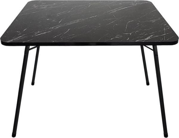 Bofigo 60x80 Granit Desenli Katlanır Masa Balkon Bahçe Kamp Masası Piknik Masası - Image 1