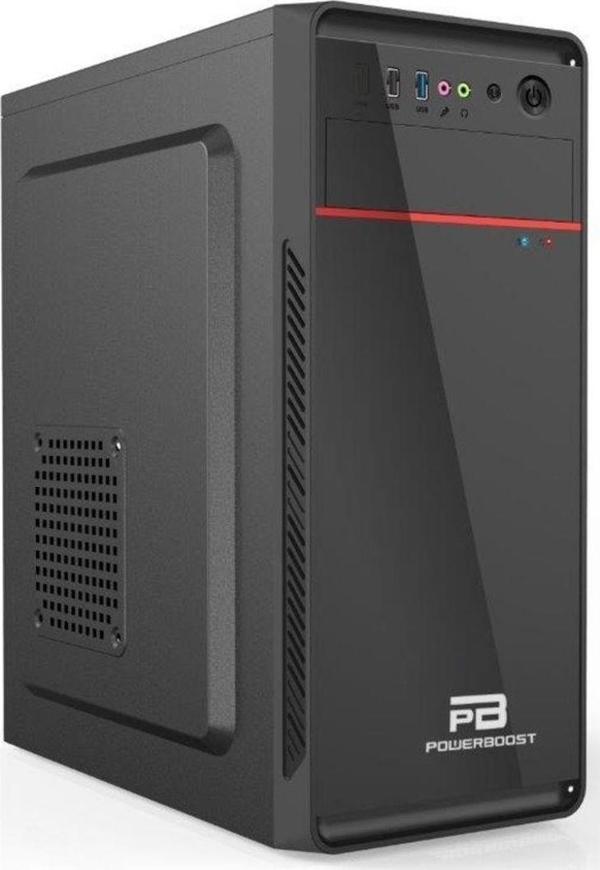 Power Boost Vk-1626 350W Siyah Midi Tower Kasa - Image 1