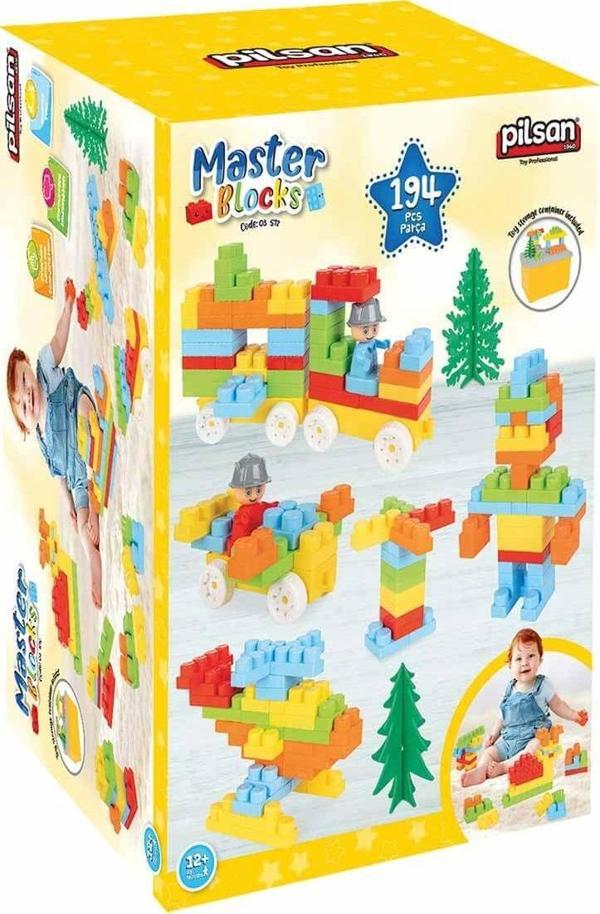 Pilsan Aksesuarlı Master Bloklar 03 572 (194 Parça) - Image 1