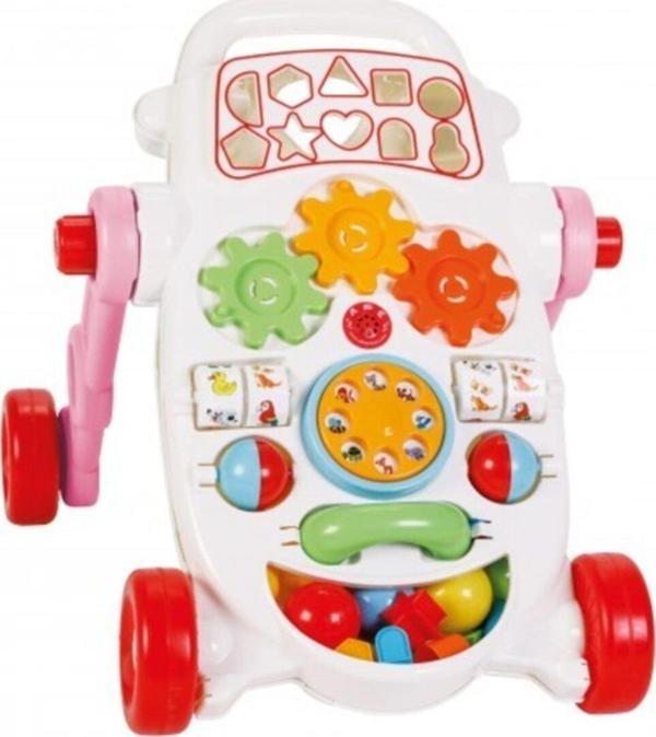 Pilsan Happy İlk Adım Arabası - Pembe  07 539 - Image 1