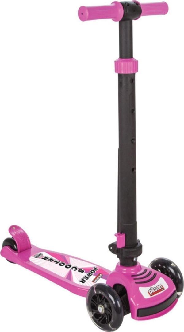 Pilsan Power Işıklı Scooter Pembe 07 354 - Image 1