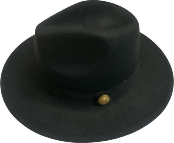 Tasarım Siyah Fötr Şapka - Image 1