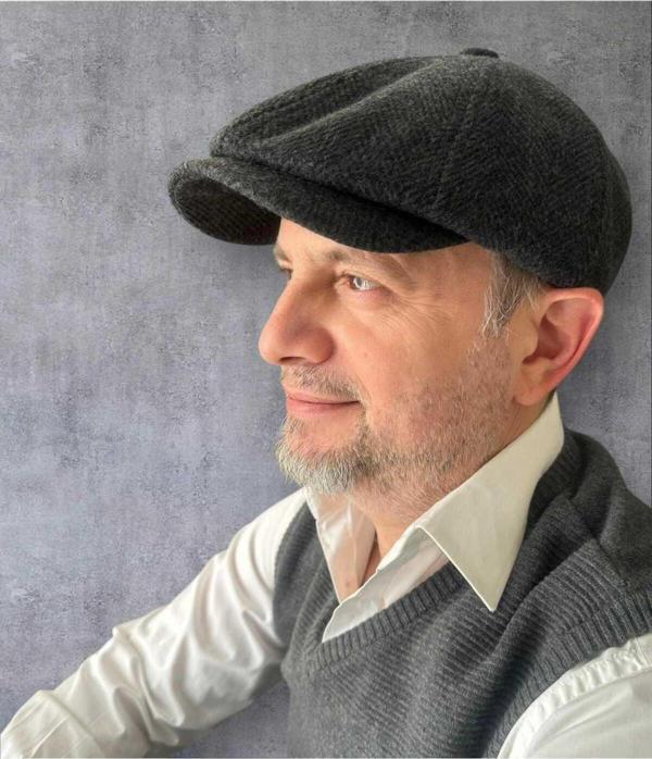 Tasarım Erkek İngiliz Model Kasket Şapka - Image 1