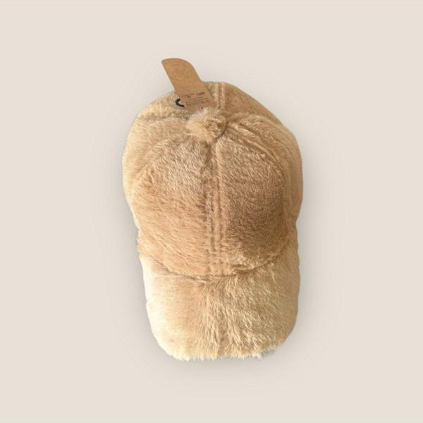 Tasarım Kışlık Kadın Peluş Kasket Şapka - Image 1