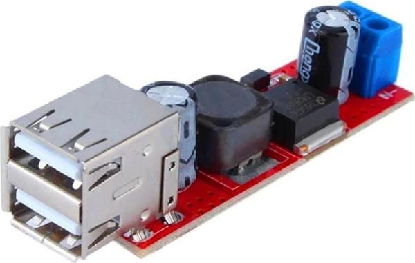 Çift USB Çıkışlı 9V / 12V / 24V / 36V - 5V Dönüştürücü DC 3A - Image 1
