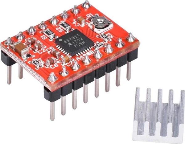 Step Motor Sürücü Kartı A4988 Soğutuculu - Image 1