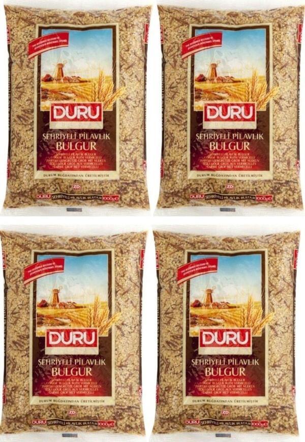 Duru Şehriyeli Pilavlık Bulgur 1 Kg X 4 Adet - Image 1