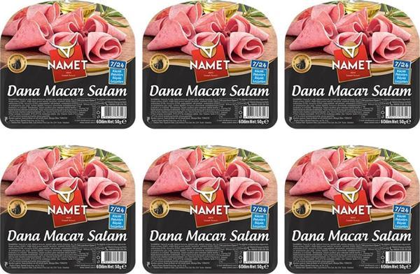 Namet Dana Macar Salam 7/24 50 gr x 6 Adet - Image 1