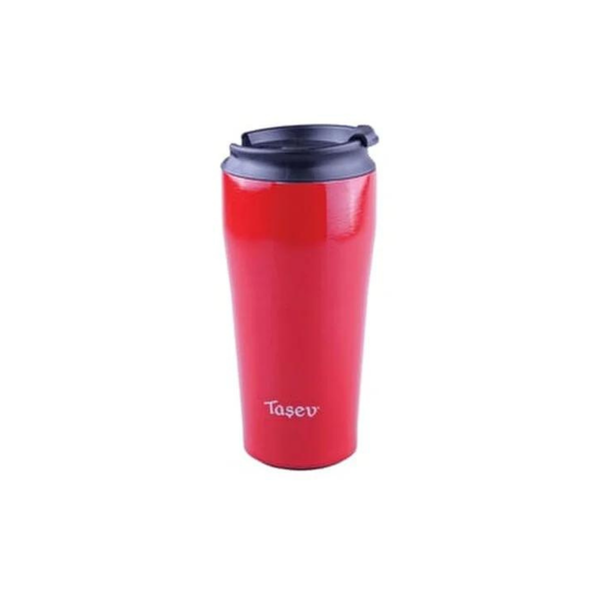 Bambum Taşev Pira Bardak Termos Kırmızı 400 ml - Image 1