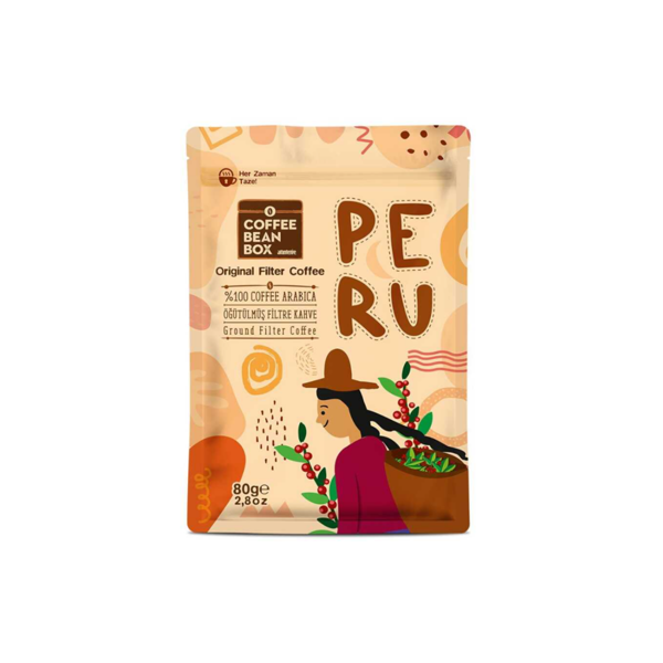 Coffee Bean Box  Peru Filtre Kahve 80 Gr - Image 1
